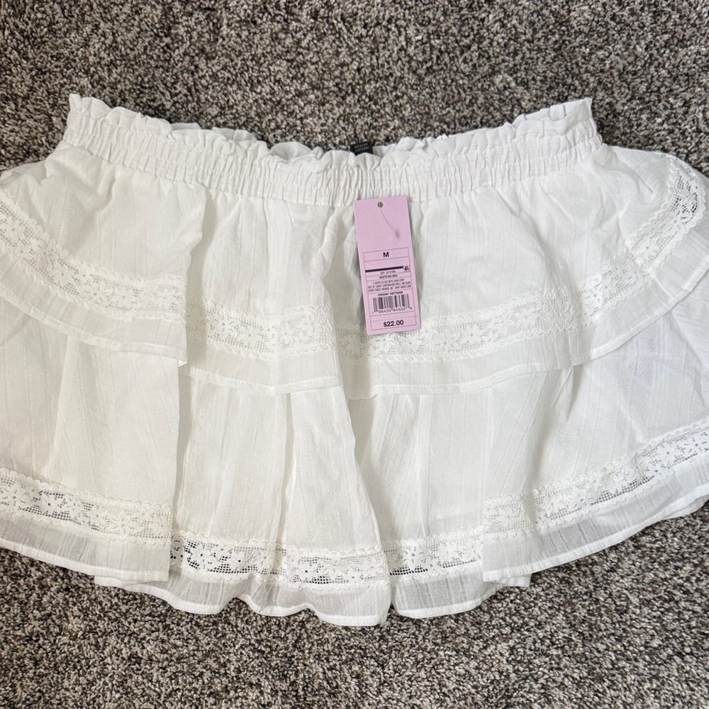 🌟 NWT 🌟 Wild Fable White Lace Skirt